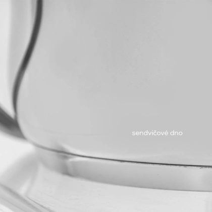 Garnek stalowy DALIE z pokrywką 16 cm 1,8 l gaz indukcja