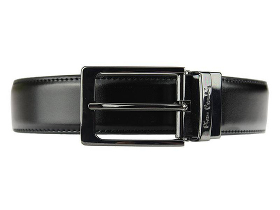 Pasek męski PIERRE CARDIN FWJX5 DOUBLE BLACK-BLUE