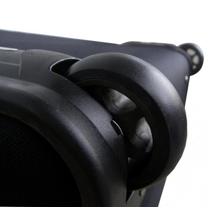 Duża walizka PELLUCCI RGL 1003 L Czarno Czerwona