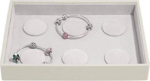 Szkatułka na bransoletki charms Stackers classic jasnobeżowa