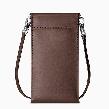 Torebka na telefon skórzana PUCCINI VULCANO VC92525 2 Brązowa