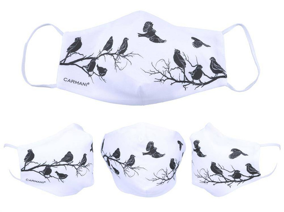 Maseczka ochronna - Ptaki (CARMANI)