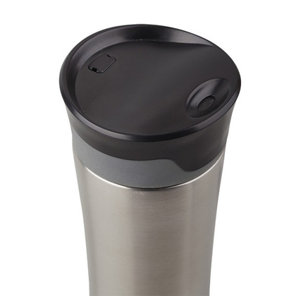 Kubek izotermiczny Telescope 430 ml Czarny / Srebrny