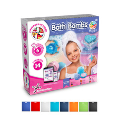 Bath Bombs Kit IV. Gra edukacyjna dostarczany z torebką prezentową z włókniny