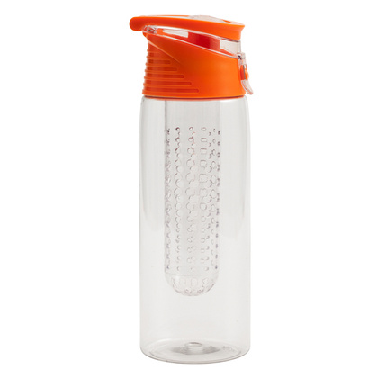 Bidon UPOMINKARNIA Frutello 700 ml Pomarańczowy/Transparentny