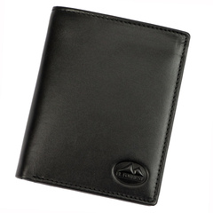 Skórzany męski portfel EL FORREST 1370-67 RFID czarny