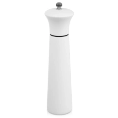 Młynek do pieprzu i soli drewniany biały 21,5 cm