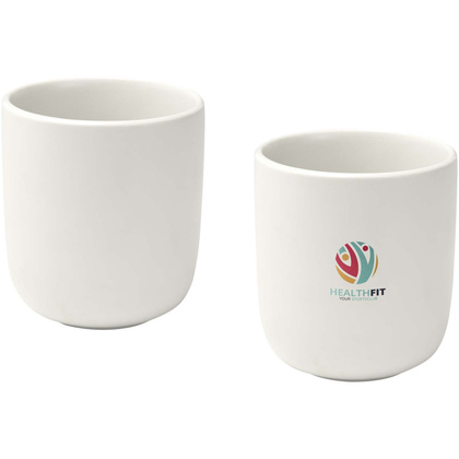 Male kubki ceramiczne o pojemności 200 ml - zestaw 2 sztuk