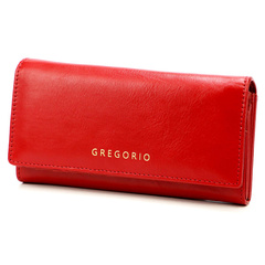 Portfel damski skórzany PELLUCCI IT-100 Czerwony