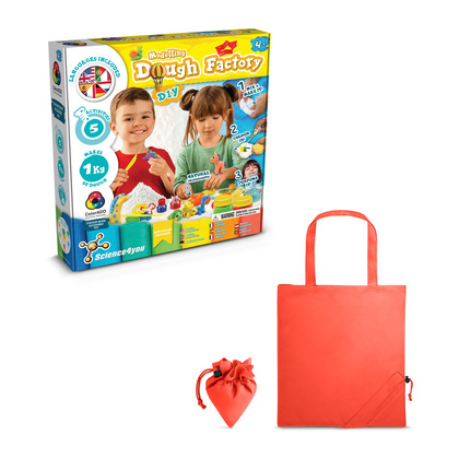 Modeling Dough Factory Kit II. Gra edukacyjna dostarczany ze składaną torbą prezentową