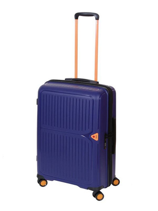 Średnia walizka DIELLE 140 Granatowa