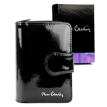 Nieduży portfel damski skórzany Pierre Cardin