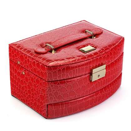 Organizer Szkatułka na biżuterię z lusterkiem 