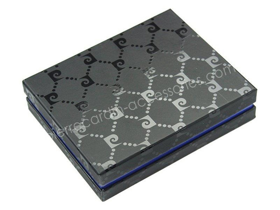 Portfel męski skórzany PIERRE CARDIN TILAK07 325 Czarny / Bordowy