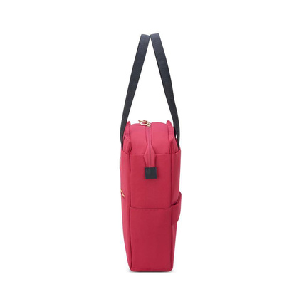 Delsey Securstyle Damska malinowa torba na laptopa 14"