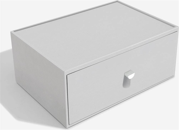 Organizer na kosmetyki Stackers Pebble głęboki supersize kamienna szarość z szufladą