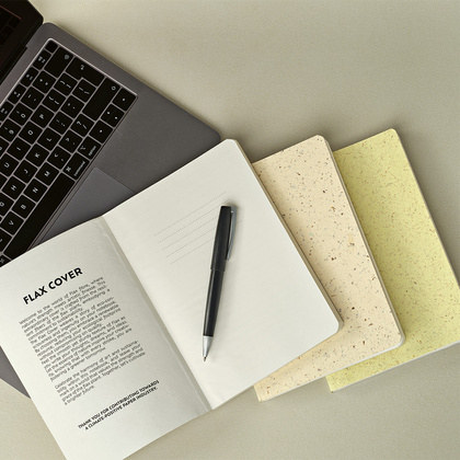 Poe Notatnik A5 z papieru recyklingowego 80 gsm
