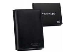 Duzy skorzany portfel meski z systemem RFID