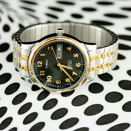 ZEGAREK MĘSKI TIMEX Charles Two-Tone T26481 INDIGLO + BOX