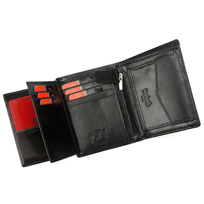 Portfel męski skórzany PIERRE CARDIN YS602 326 Czarny