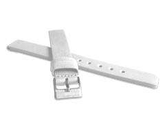 LAVVU Biały gładki pasek PLAIN z luksusowej skóry Top Grain - 14