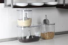 Pojemnik do przechowywania Lucky Mouse szary 3,5L 10326-GY