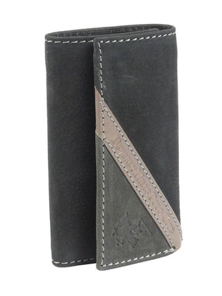 BH-375 SPORT Etui na klucze skórzane Szare