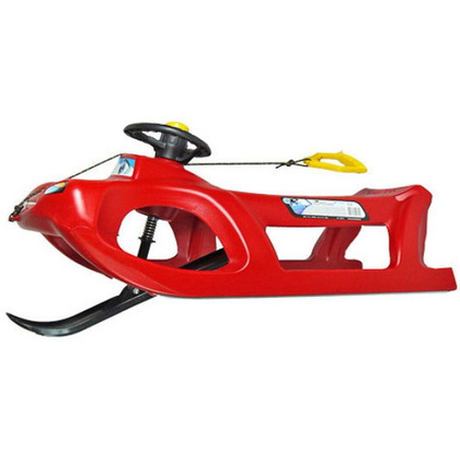 Sanki Plastikowe Car Drive Control Czerwone