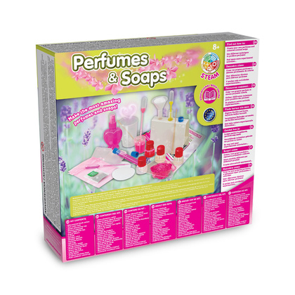 Perfume & Soap Factory Kit V. Gra edukacyjna dostarczany ze składaną torbą prezentową