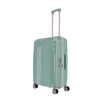 Średnia walizka TRAVELITE ELVAA 76348-80 Zielona