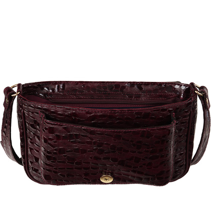 Torebka Skórzana Canaletto z fakturą kropli TD888s337