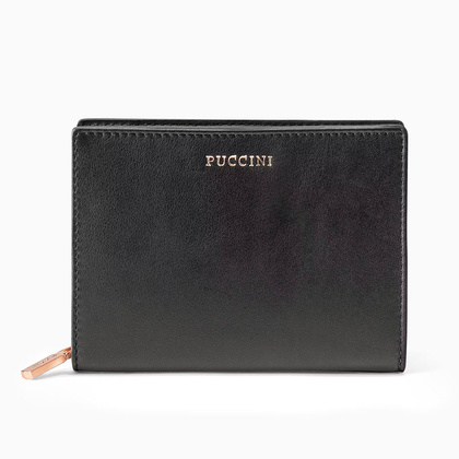 Portfel damski skórzany PUCCINI ZEN ZN9186 1 Czarny