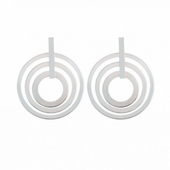 KOLCZYKI KOŁA SREBRNE K927S