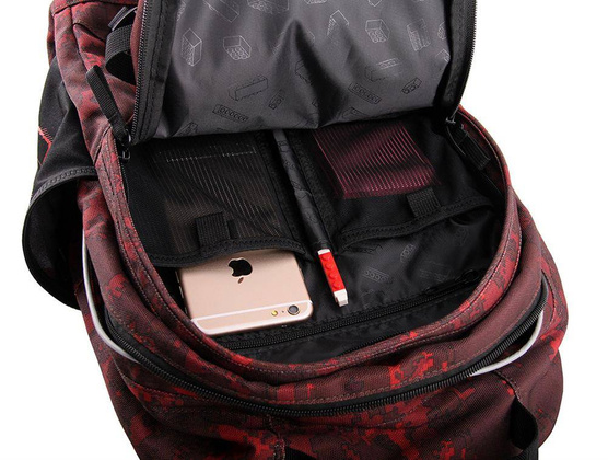 Plecak LEGO Minifigures Burgundy Camo - Tech Teen