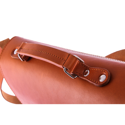 TECZKA SKÓRZANA 3W1 KEMER VOOC Vintage  P13 BRĄZOWA