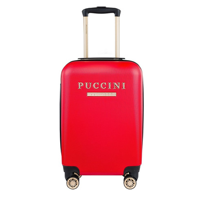 Mała kabinowa walizka PUCCINI LOS ANGELES ABS017C 3 Czerwona