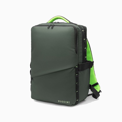 Plecak podróżny z mijescem na laptop 15,6" PUCCINI COLORADO PM50249 5D Zielony