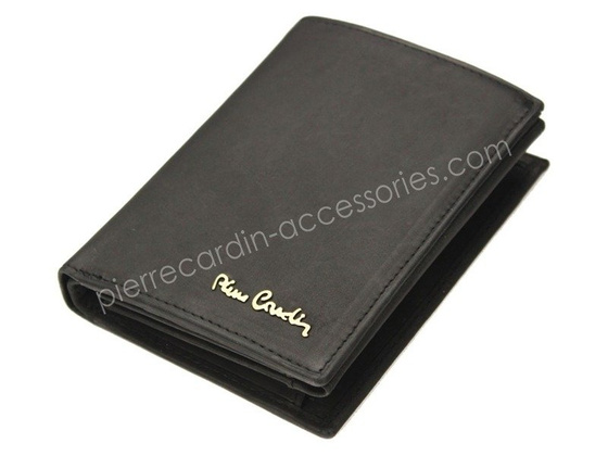 Portfel męski skórzany PIERRE CARDIN TILAK28 326 RFID Czarny