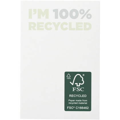 Karteczki samoprzylepne z recyklingu o wymiarach 50 x 75 mm Sticky-Mate®