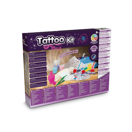 Tattoo Factory Kit II. Gra edukacyjna dostarczany z papierową torebką prezentową