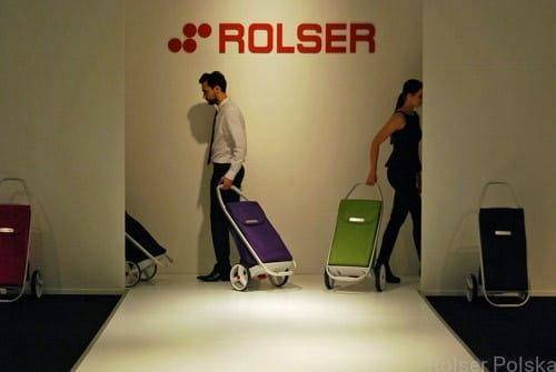 Wózek na zakupy ROLSER COM 8 Tweed Polar Malva