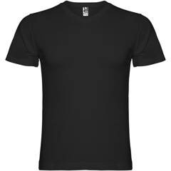 Samoyedo koszulka męska z krótkim rękawem i dekoltem w serek