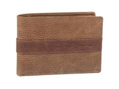 BH-270 TEXAS Portfel męski skórzany Brązowy