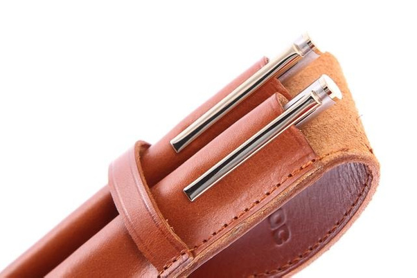 Etui, piórnik na długopisy Vintage P17 naturalny