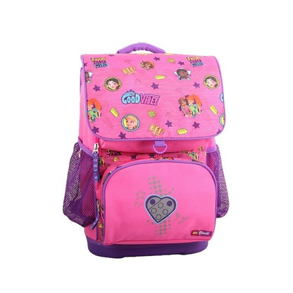 Plecak szkolny z doczepianą torbą LEGO Friends Good Vibes Optimo School Bag 20014-1915 Różowy