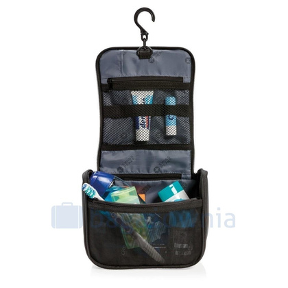 Kosmetyczka z haczykiem Swiss Peak Czarna