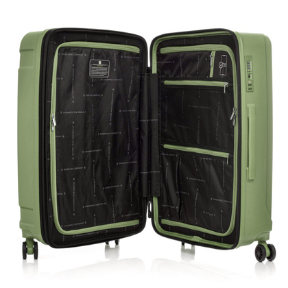 Średnia walizka SwissBags Tourist 65 cm zielony