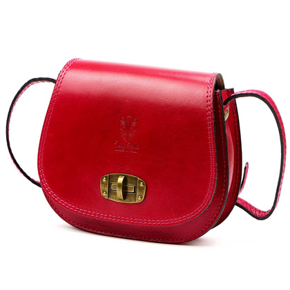 Torebka damska listonoszka, skóra naturalna