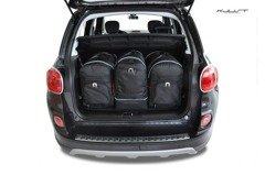 FIAT 500L 2012+ TORBY DO BAGAŻNIKA 3 SZT KJUST