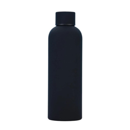 BUTELKA, BIDON TERMICZNY, TERMOS 500ML, STAL NIERDZEWNA, CZARNY BD46CZ